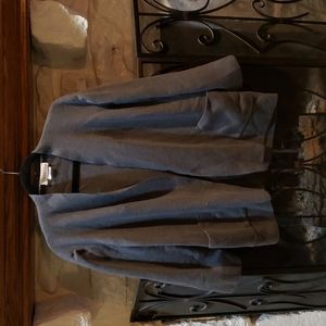 Women's Gispa gray wool 3/4 sleeve cardigan 16